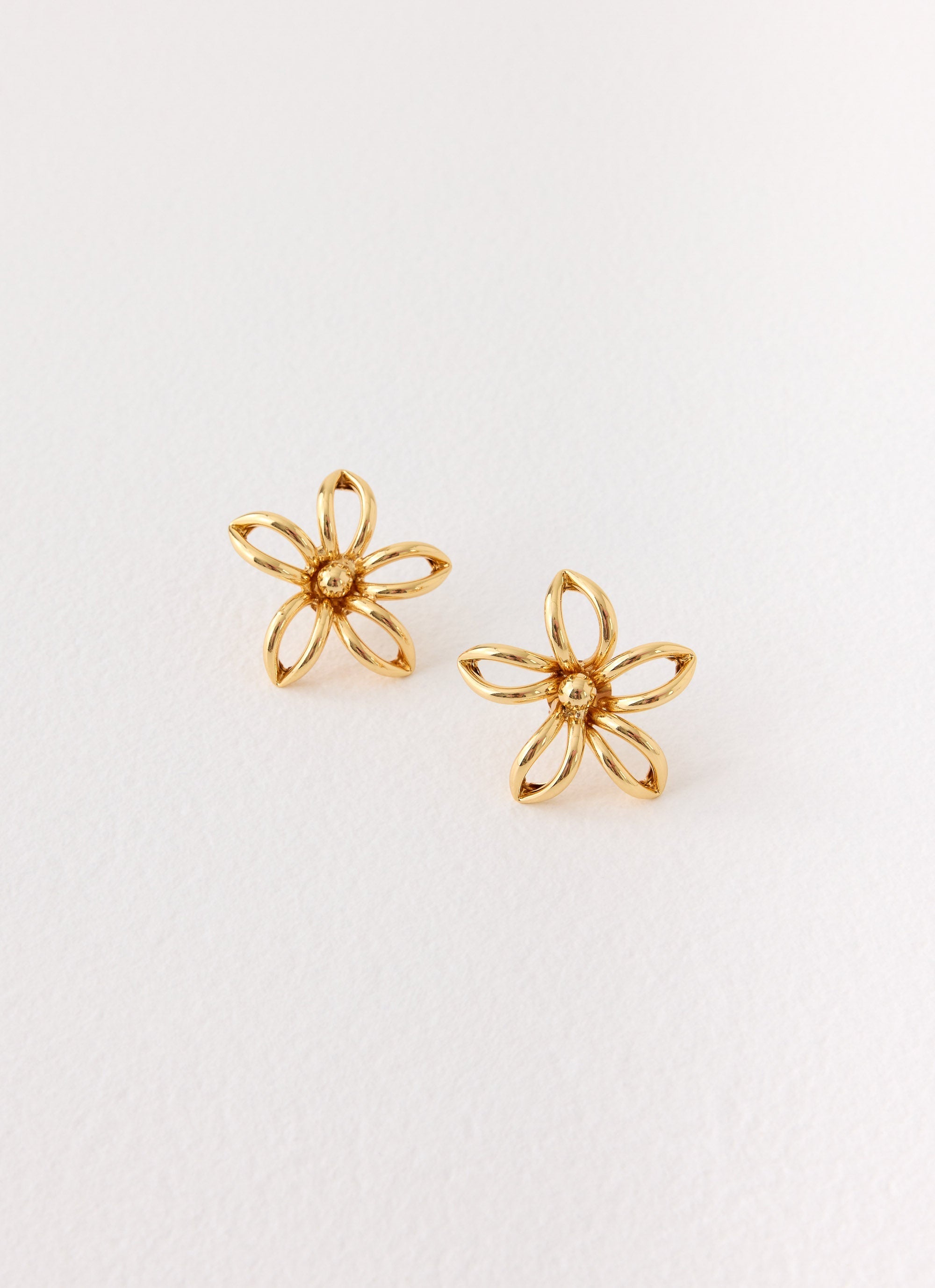 Sunpetal Earrings - Gold
